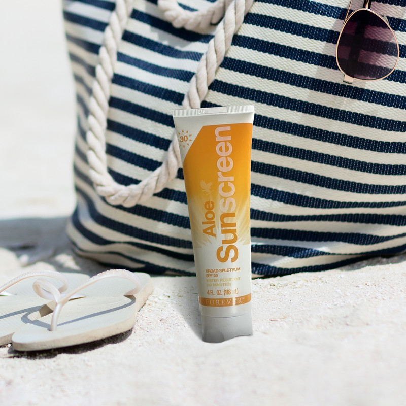 قیمت و خرید کرم ضد آفتاب بی‌رنگ فوراور لیوینگ پروداکتس، SPF 30،