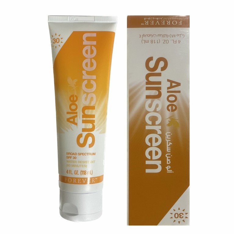 قیمت و خرید کرم ضد آفتاب بی‌رنگ فوراور لیوینگ پروداکتس، SPF 30،